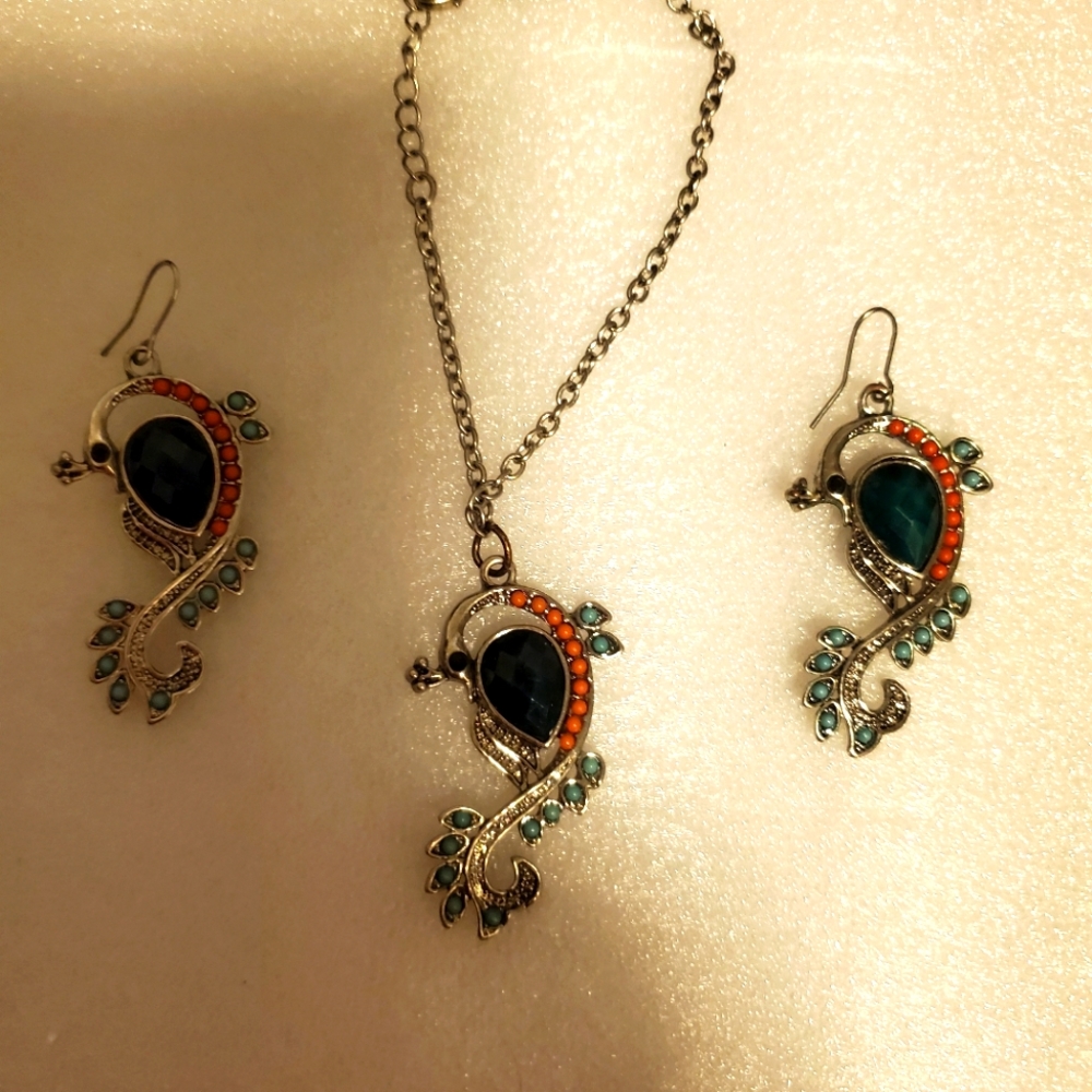 Jewelry bracelets and earing combo.